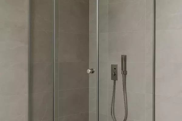 Кутова душова кабіна з трьох частин ДК1